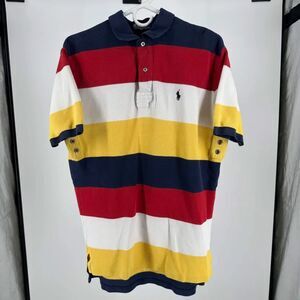 Vintage Polo Ralph Lauren Multi-Color Striped Rugby Polo Size Large